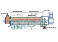 Stainless steel screw press dewatering machine for sludge treatment