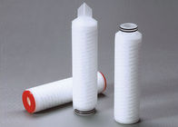 Nominal rating Polypropylene pleated filter cartridge for terminal filtration of liquid and gas