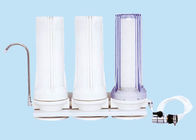Counter Top Water Cartridge Filter Vessels With PP Cartridge Filter Housing For KDF GAC CTO Filter Cartridge