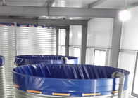 2200cbm Corrugated 75cbm Galvanized Steel Water Tanks