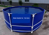 Aquaculture PVC Liner 12400L 1860mm Flexible Fish Tanks