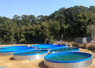 Galvanized 12400 Liters 1860mm Aquaculture Water Tanks