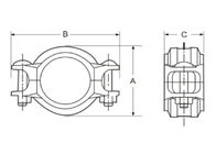 Ductile iron flexible couplings for grooved grooved piping system 350psi 21bar