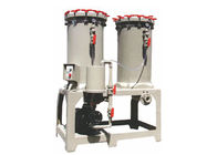 5HP Twin serial filter tank Chemical Filtration Systems for dyeing industry 750L / min