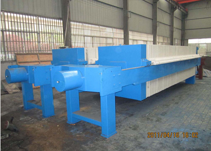 Hydraulic plate and frame Filter Press in DAF pretreatment for seawater RO plant, 2000L 1250 Mm Plate Size