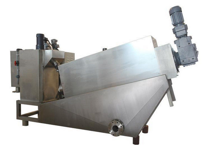 30 Kg / H Dewatering Screw Press Machine , Screw Press For Sludge Dewatering
