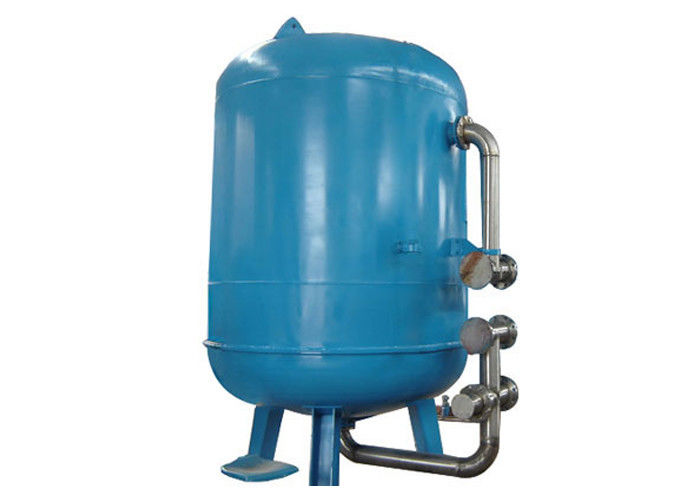 Activated Carbon Mechanical Water Tank Filter For Organic And Color Impurities Removal Inlet / Outlet DN100
