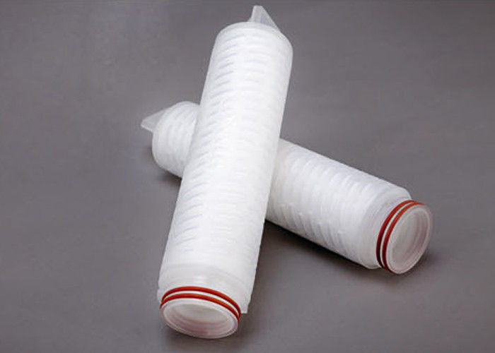Polypropylene Absolute Cartridge Filter Vessels Micro Fiber Membrane Pleated For Beer Filtration
