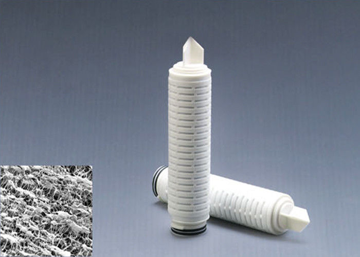 Hydrophobic PTFE Membrane Pleated Cartridge Filter Vessels For Gas Filtration