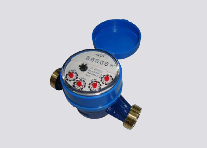 ISO4064 Class B Multi Jet Water Meter For Utility Volumetric Flow Measurement Port 1/2 Inch
