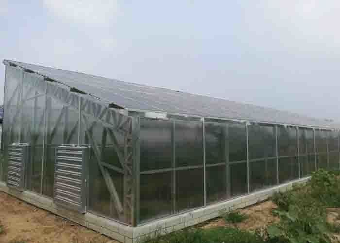 Seed Breeding Photovoltaic Power System PC Sheet Cover Material 8 - 12 M Span