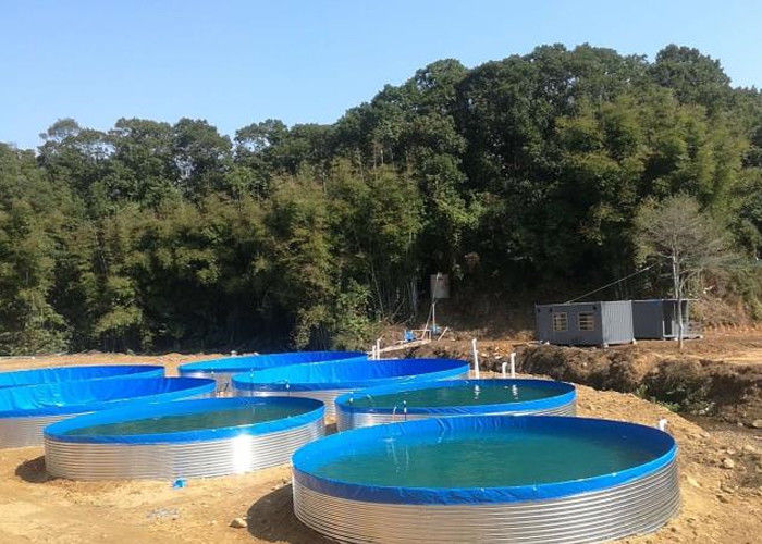2200M3 PVC Liner Fish Farm Plastic Aquaculture Tanks