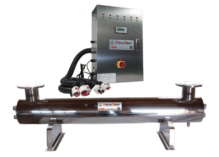 High flow SUS304 / 316L UV Disinfection system for cosmetics & electronics