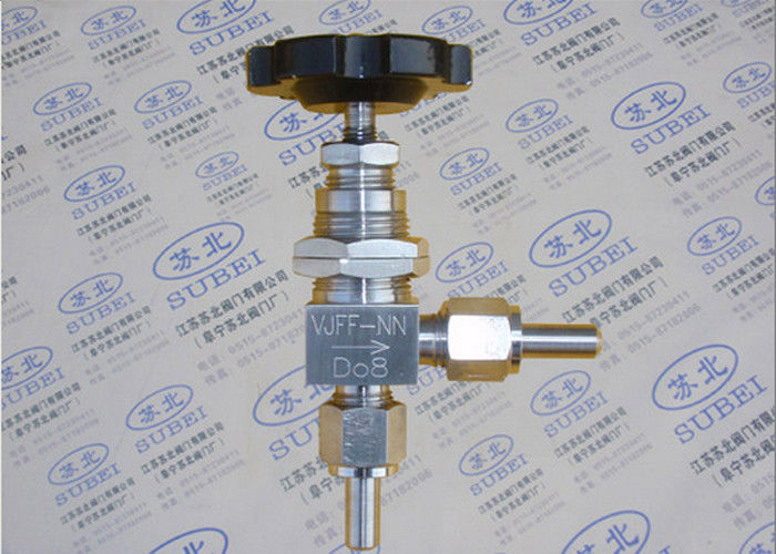 1Cr18Ni9Ti Grooved Piping Systems / Angle  panel mount needle valve for ventilation