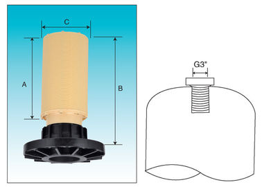 Top mount stack diffuser with net for water distributor 6 " Flange