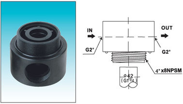 Upflow PH neutralization Pressure Tanks heads  2.5" NPSM inlet / outlet 1" Riser 3/4"