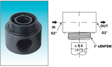 Upflow PH neutralization Pressure Tanks heads  2.5" NPSM inlet / outlet 1" Riser 3/4"