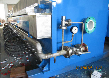 Hydraulic Filter Press For Batch Filtration System In ETP / PP Plate 1000mm