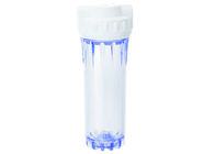PP 10" Plastic Water Cartridge Filter Vessels For Counter Top Water Filter 10" / 2.5"