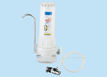 Counter Top Water Filter Cartridge Filter Vessels With White Plastic PP Cartridge Filter Housing 10&quot; / 2.5&quot; White