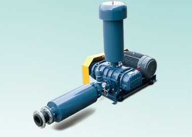 Cast Iron Toxic / Corrosive Gas Tri-Lobe Roots Blower , Pressure 6000 MmAq