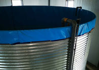 fish farm tanks for sale, by bolted steel water storage tanks with pVC water bladder