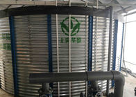 PVC Liner Corrugated Steel 220m3 3m Fish Farming Tanks
