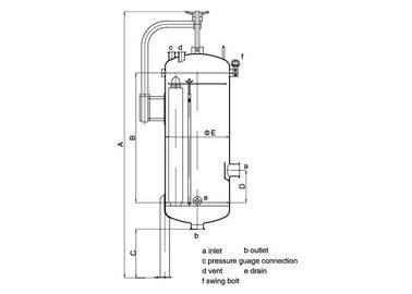 150psi 1Mpa Multi cartridge filter housing for reverse osmosis water treatment and filtration system