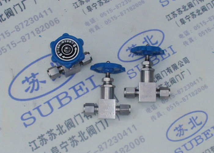 Stainless cutting ferrule Globe valve for waste water treatment PN0.6 Mpa to PN80 Mpa DW5  to DW65